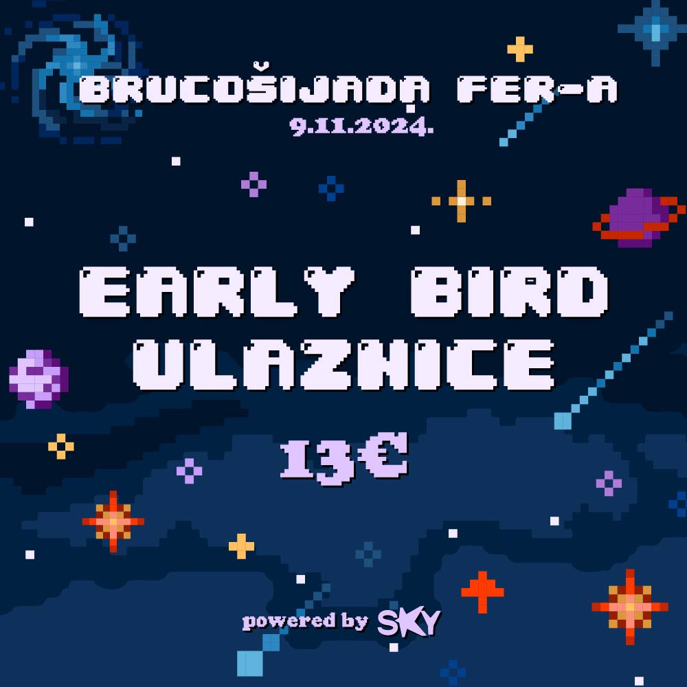 Započela prodaja early bird ulaznica za 41. Brucošijadu FER-a!